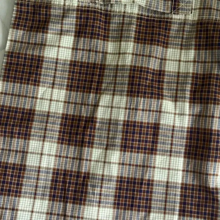 [BUNJANG] MUJI Madras Check Tote Bag Eco Bag / 무인양품 마드라스 체크 토트백 에코백