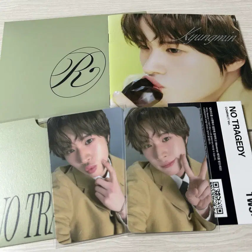 [BUNJANG] TWS Rush Compact Set Kyoungmin Photocard / 투어스 컴팩트 rush 경민 포카 세트 앨범 양도 no tragedy