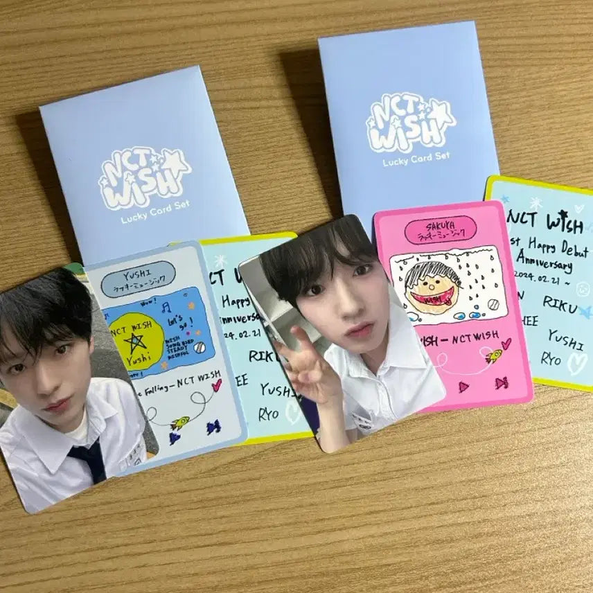 [BUNJANG] NCT WISH 1st Anniversary MD Trading Card Bundle Set / 엔시티 위시 1주년 엠디 트레카 일괄 양도