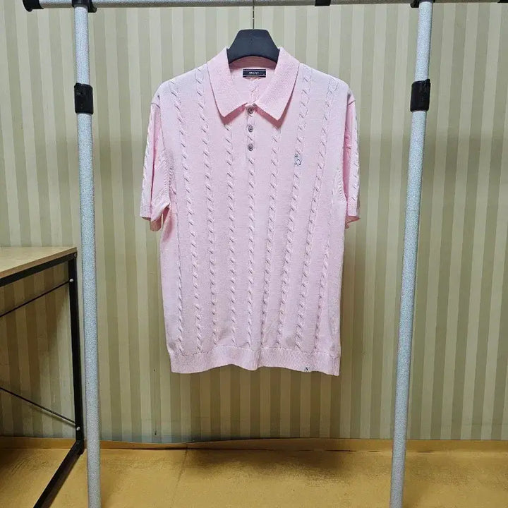 [BUNJANG] Hazzys Knit Cotton Light Pink Sweater 115 / 헤지스 니트 코튼 115