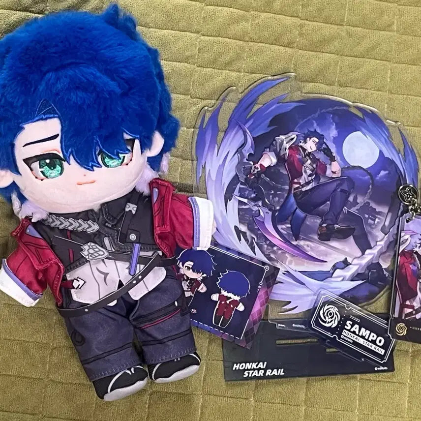 [BUNJANG] Honkai Star Rail Sampo Plush and Acrylic Standee / 붕괴 스타레일 삼포