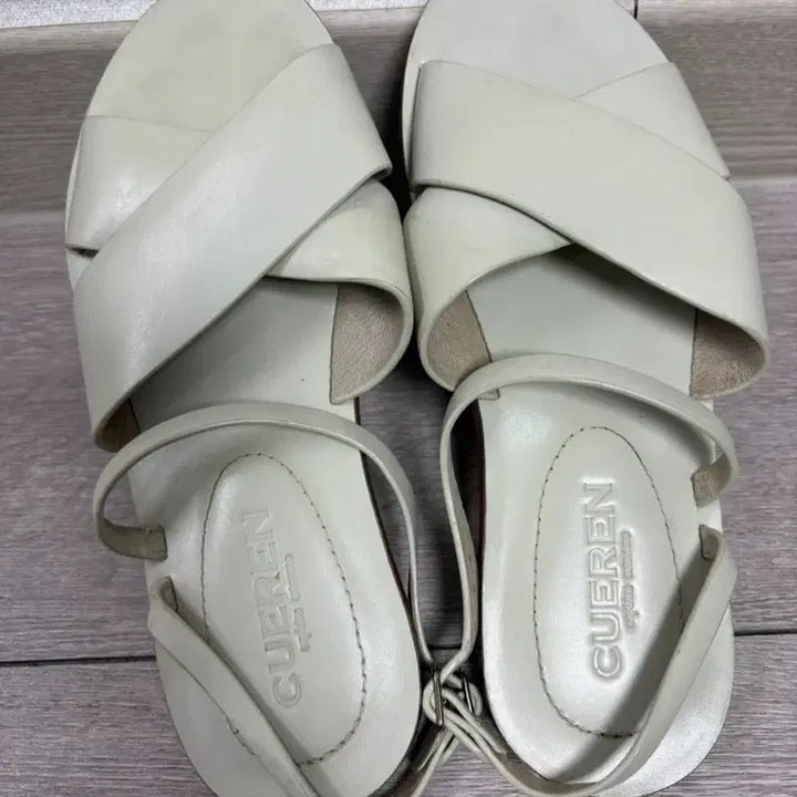 [BUNJANG] Qurenn Venice 02 Sandals White / [230] 쿠에른 베니스 02 샌들 화이트
