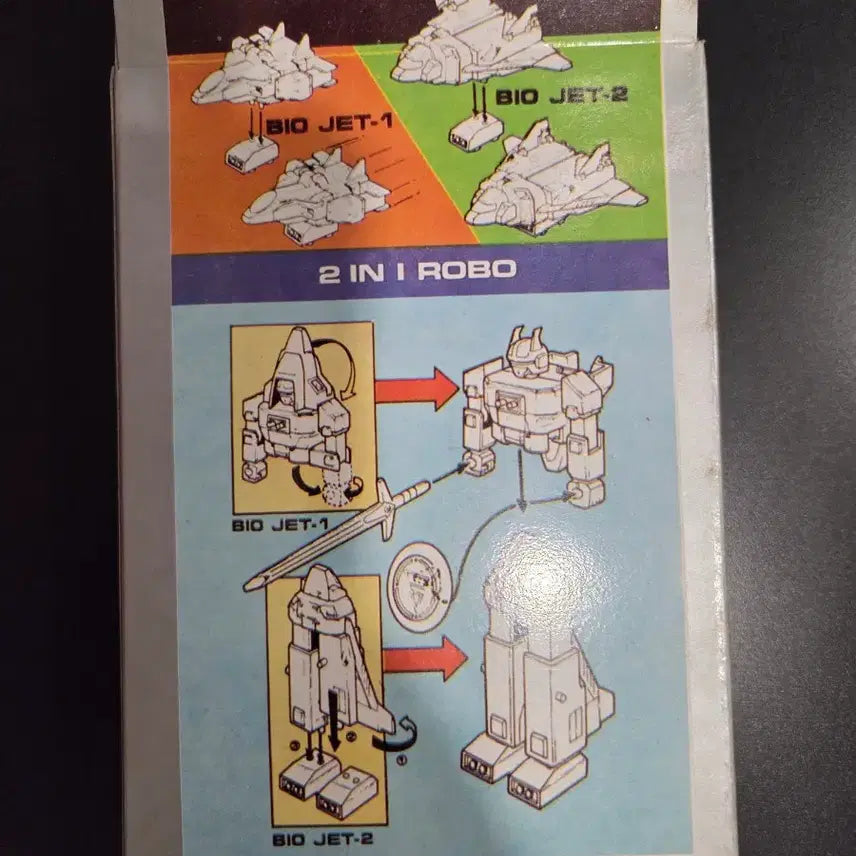 [BUNJANG] Bio Robot Combination Deluxe Transforming Toy (Overseas Edition) / 전대물 바이오로보트 해외판 완전 변신 합체 고전완구