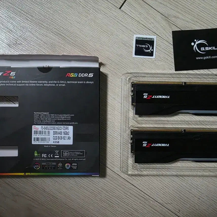 [SOLD OUT] G.skill(지스킬)DDR5 6400 CL32 16GB 2개(32기가)
