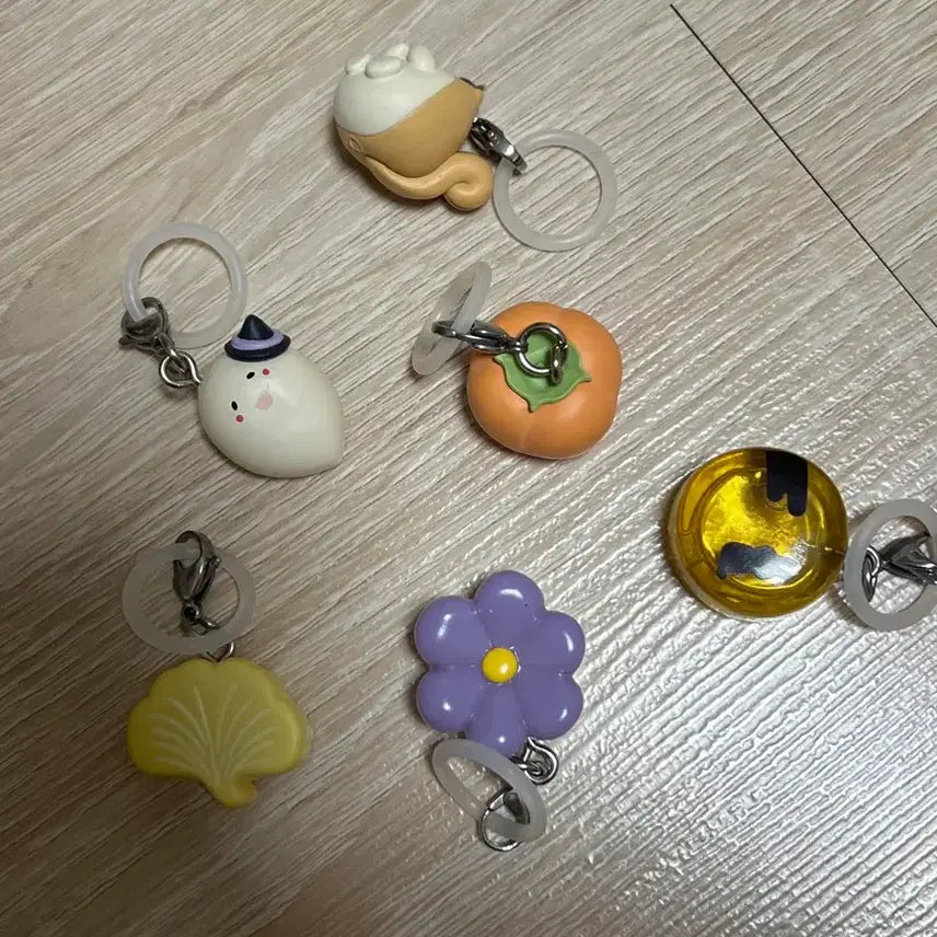 [BUNJANG] Mejilusi Autumn Bundle Set Squirrel, Persimmon, Flower, Ginkgo Leaf Dolls / 가을 메지루시 일괄