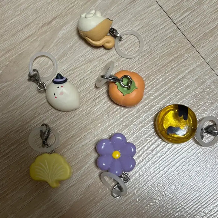 [BUNJANG] Mejilusi Autumn Bundle Set Squirrel, Persimmon, Flower, Ginkgo Leaf Dolls / 가을 메지루시 일괄