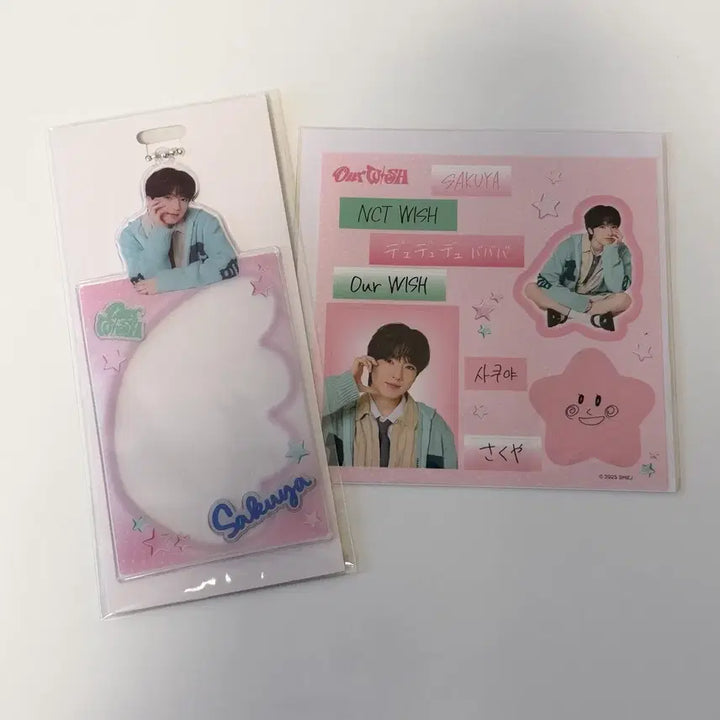 [BUNJANG] NCT WISH Sakuya Our Wish Japan Random Toy Photocard Holder &amp; Sticker Set / 엔시티위시 사쿠야 랜덤토이