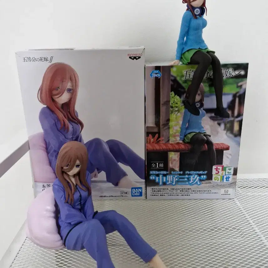 [BUNJANG] Nakano Miku Figure Bundle (Banpresto, Sega) / 오등분의 신부 나카노 미쿠 피규어 (반프레스토,세가)