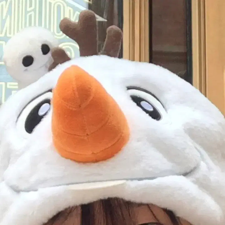 [BUNJANG] Disney Shanghai Frozen Olaf Hat Authentic Rare / 상하이 디즈니랜드 겨울왕국 올라프 모자 정품 희귀