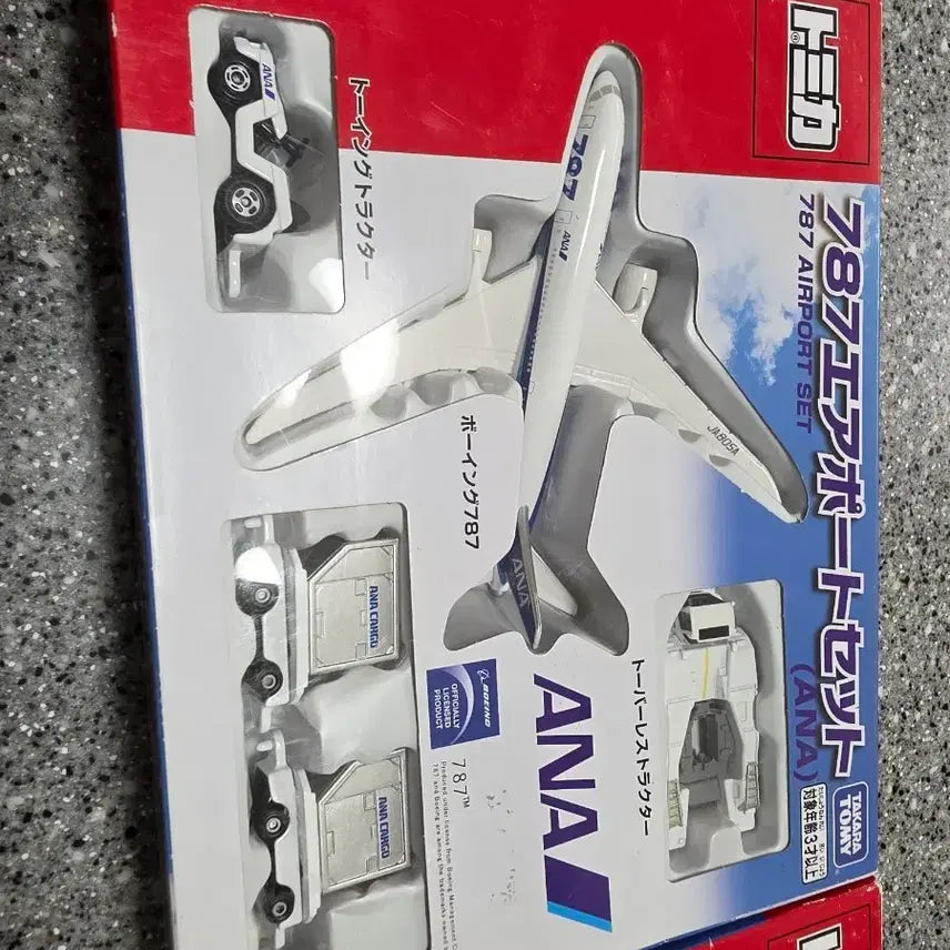[BUNJANG] Tomica ANA Boeing 787 Airport Set / 토미카 ANA 787 공항 세트