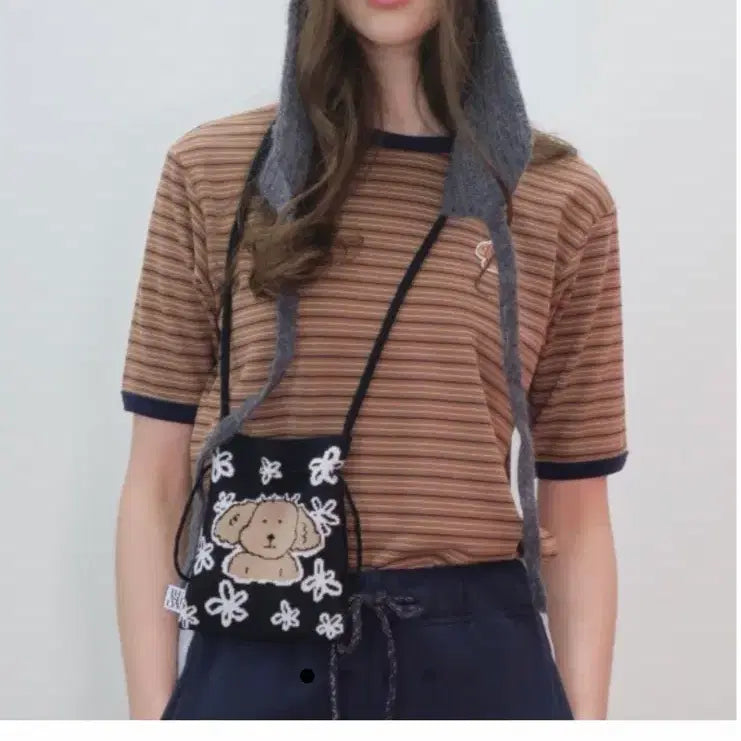 [BUNJANG] The Ashlyn Knit Crossbody Bag / 더애쉴린 니트 크로스백