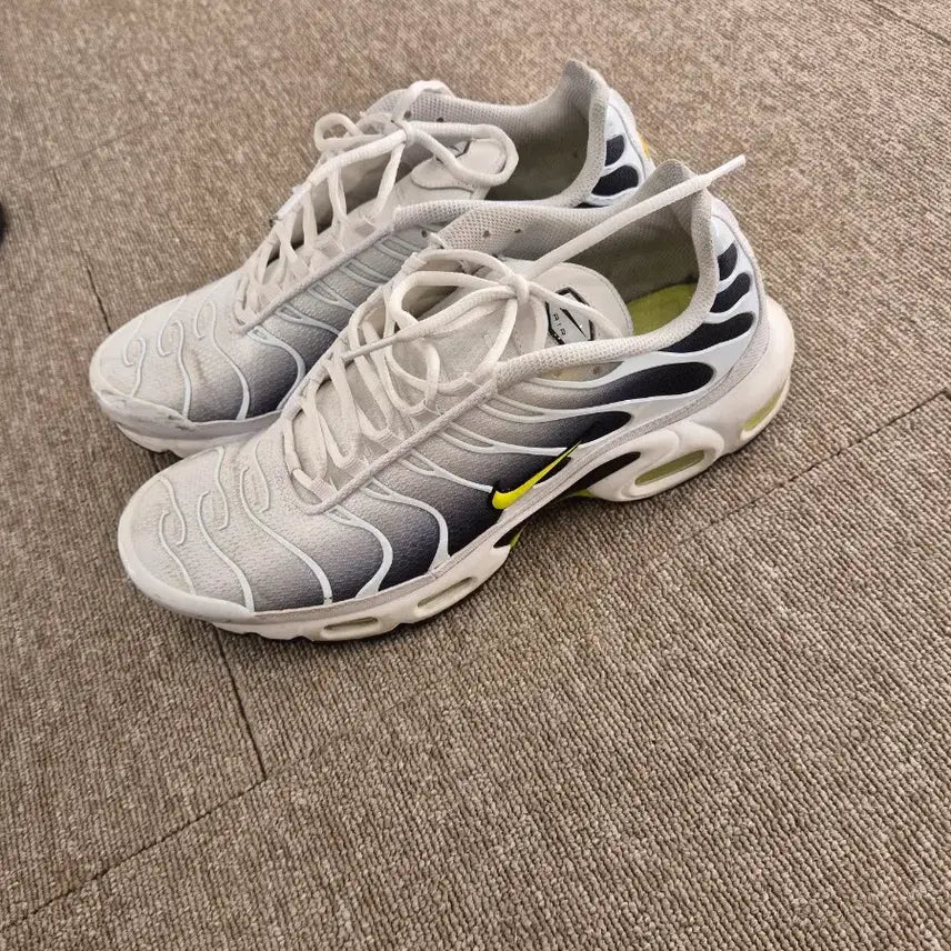 [BUNJANG] Nike Air Max Plus White Black / 나이키 에어맥스 플러스 화이트 블랙 275