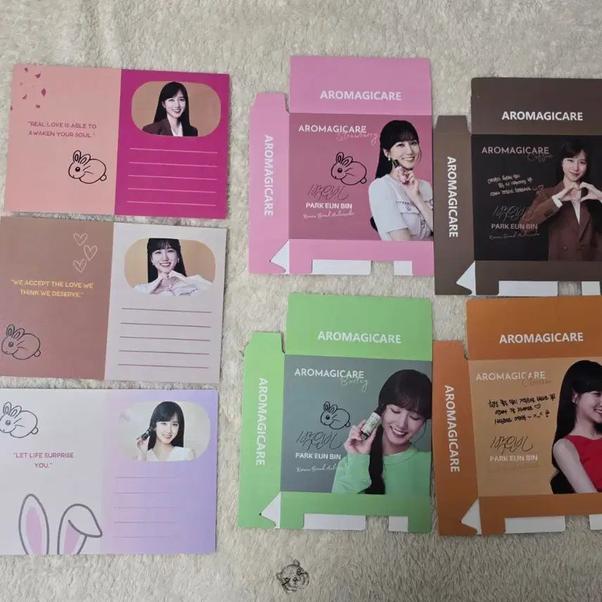[BUNJANG] Park Eun Bin Aroma Zicare Photocard, Postcard, and Box Set / 박은빈 아로마지케어 포카 + 엽서 + 박스 풀세트 +@