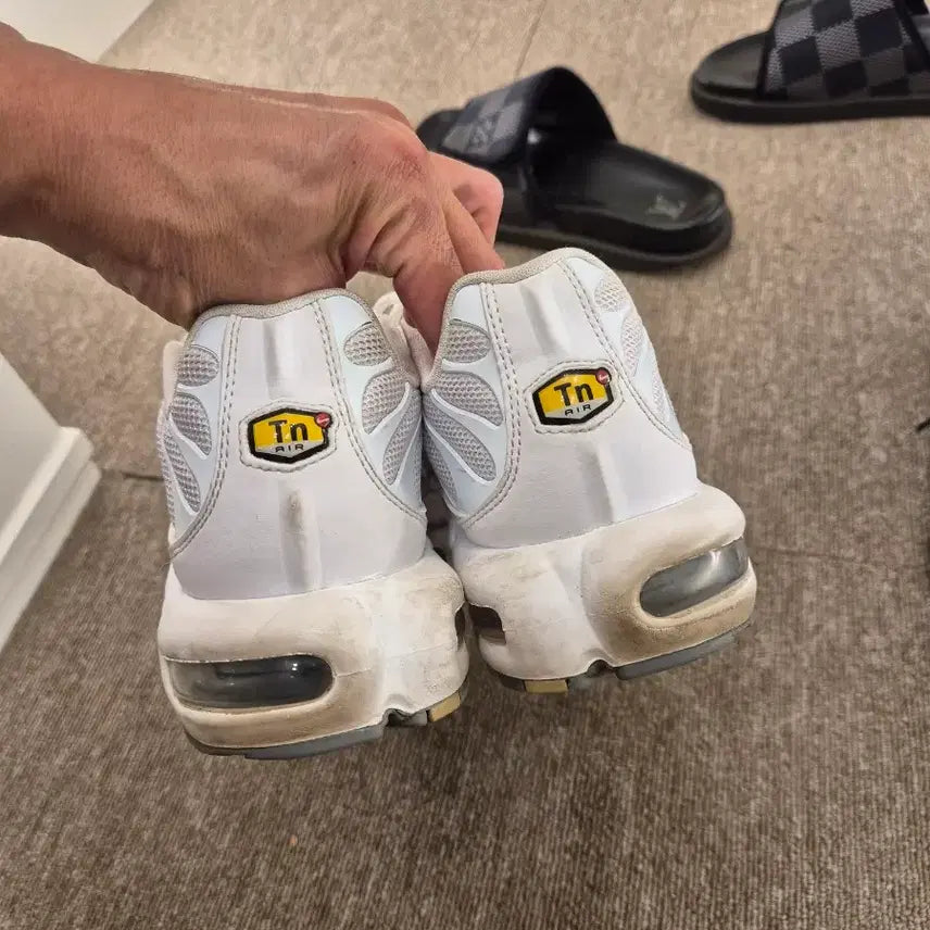 [BUNJANG] Nike Air Max Plus White Shoes / 나이키 에어맥스 플러스 화이트 275