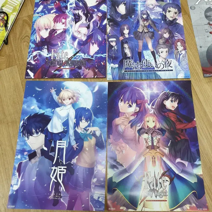 [BUNJANG] Fate Series, Arknights, The Garden of Sinners Poster Bundle Set / AGF 페이트 포스터+페그오+명일방주 등 일괄