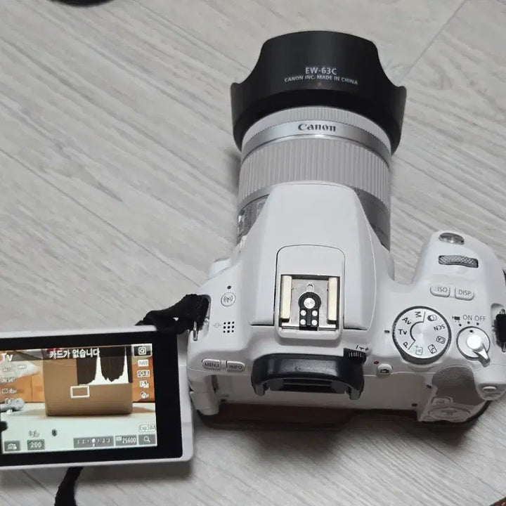 [BUNJANG] Canon EOS 200D White 18-55mm IS STM Lens Kit / 캐논 200d 화이트 18-55 IS STM 번들렌즈 킷