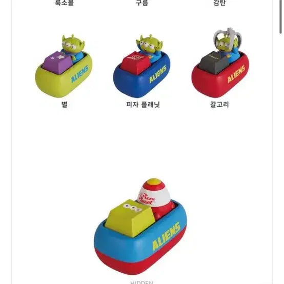[BUNJANG] Tinyville Disney Alien Keycap Random Figure - Cloud / [타이니빌] 디즈니 알린 키캡 랜덤 피규어 - 구름