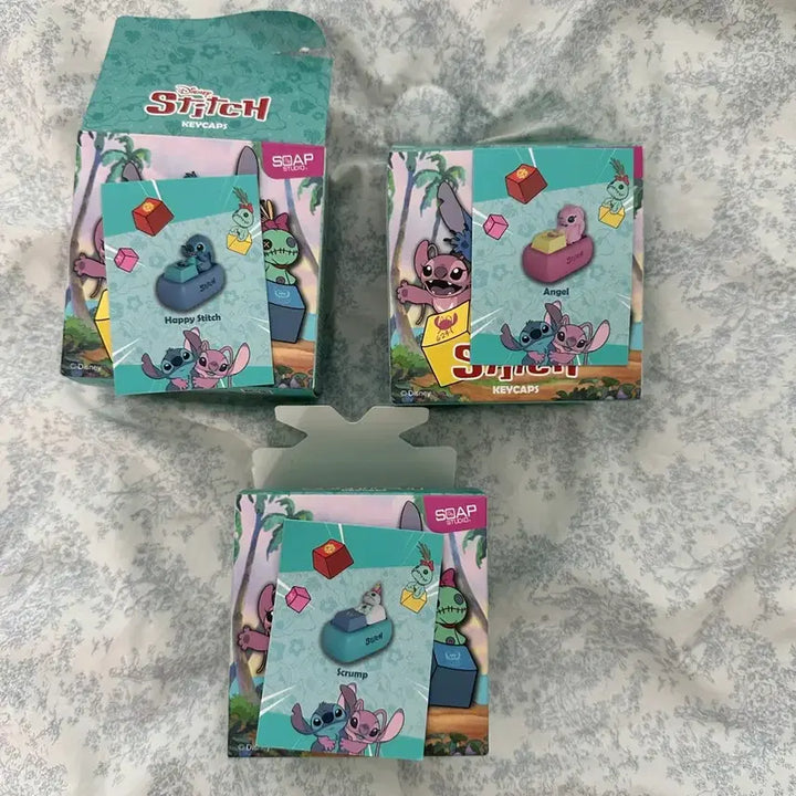 [BUNJANG] Tinyvill Disney Stitch Keycap Random Keyring / [타이니빌] 디즈니 스티치 키캡 랜덤 키링