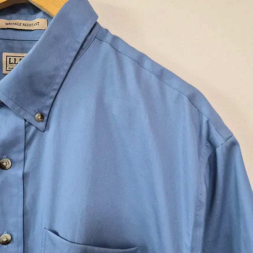 [BUNJANG] LLBean Blue Oxford Short Sleeve Shirt XL / 엘엘빈LLBEAN 블루 옥스포드 반팔 셔츠 XL - S432
