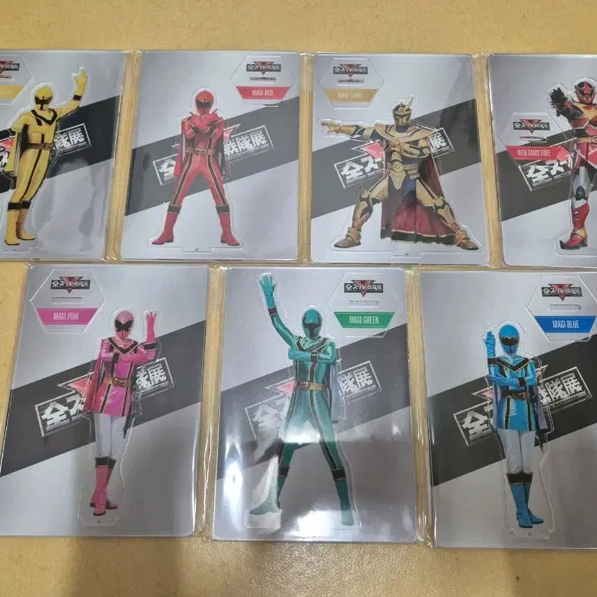 [SOLD OUT] [미개봉]파워레인저 매직포스 마지렌쟈 아크릴 스탠드 일괄