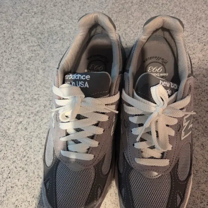 [BUNJANG] New Balance 993 Suede Mesh Grey Sneakers / 뉴발란스 993 d스탠다드