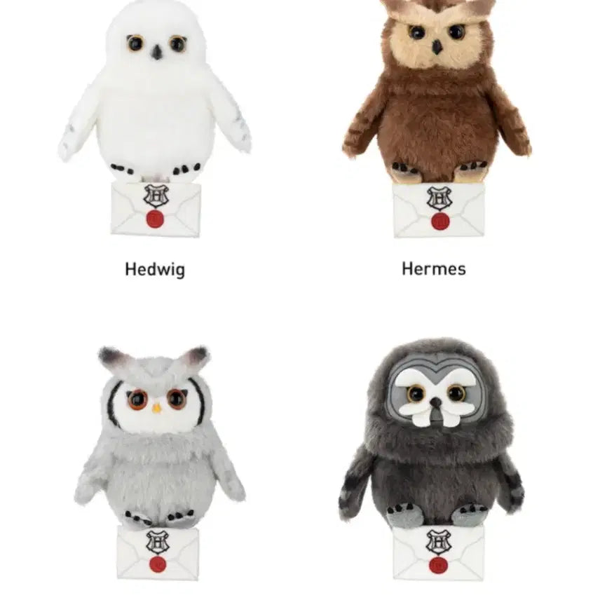 [BUNJANG] Pop Mart Harry Potter Owl Keyring Bundle Set (4 pieces, Sealed) / 팝마트 해리포터 부엉이 키링 4개 일괄 미개봉