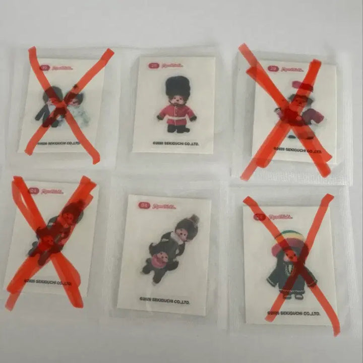 [BUNJANG] Monchhichi Sticker Collection / 몬치치 띠부실 교환/양도