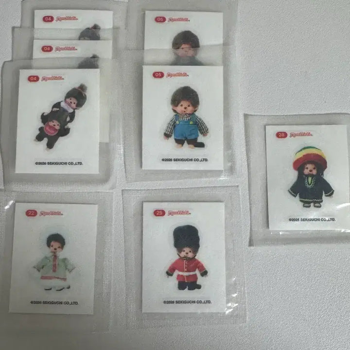 [BUNJANG] Monchhichi Sticker Collection / 몬치치 과일젤리 띠부실 판매/교환