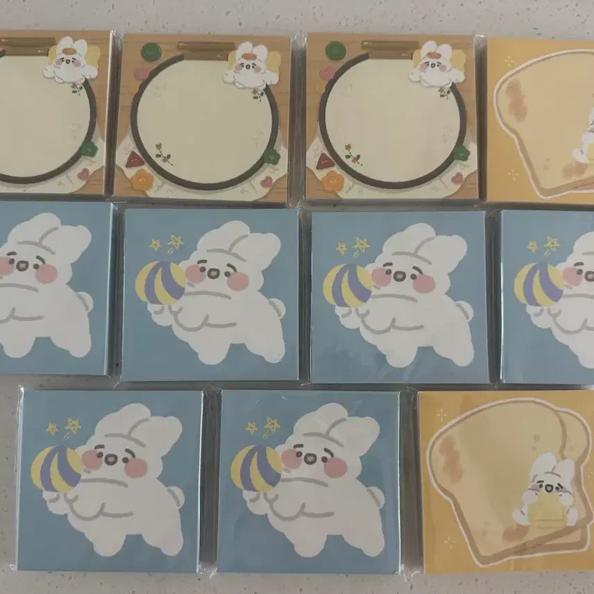 [SOLD OUT] 포용 두부 떡메모지 11세트 일괄 판매
