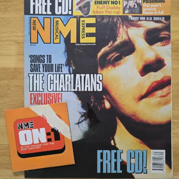 [BUNJANG] The Charlatans NME Large Magazine (August 1999) / 매거진 The Charlatans 살라탄스 NME 라지 매거진