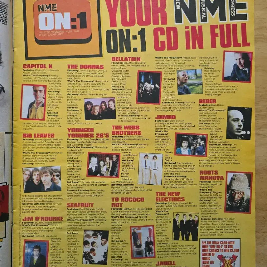 [BUNJANG] The Charlatans NME Large Magazine (August 1999) / 매거진 The Charlatans 살라탄스 NME 라지 매거진