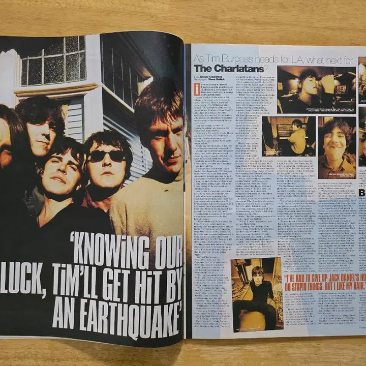 [BUNJANG] The Charlatans NME Large Magazine (August 1999) / 매거진 The Charlatans 살라탄스 NME 라지 매거진