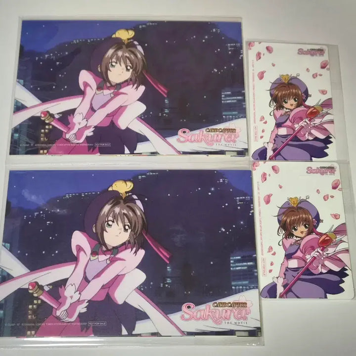 [BUNJANG] Cardcaptor Sakura Movie Megabox 4th Week Special Postcard Sticker Set / 카드캡터 체리 극장판 메가박스 4주차 특전 엽서 스티커 세트