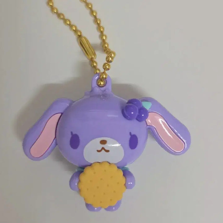[BUNJANG] Sanrio Sugarbunnies Biscuit Keychain - Blueberry Usagi / 산리오 슈가바니즈 비스킷 키링 블루베리우사