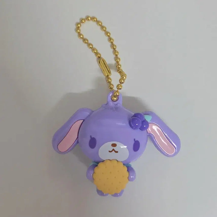 [BUNJANG] Sanrio Sugarbunnies Biscuit Keychain - Blueberry Usagi / 산리오 슈가바니즈 비스킷 키링 블루베리우사