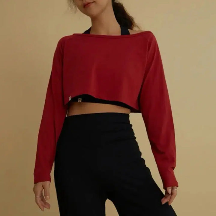 [BUNJANG] Prakriti Vurdva Yoga Cover-up Burgundy Size 4 / 프라크티 우르드바 요가 커버업, 버건디, 사이즈 4