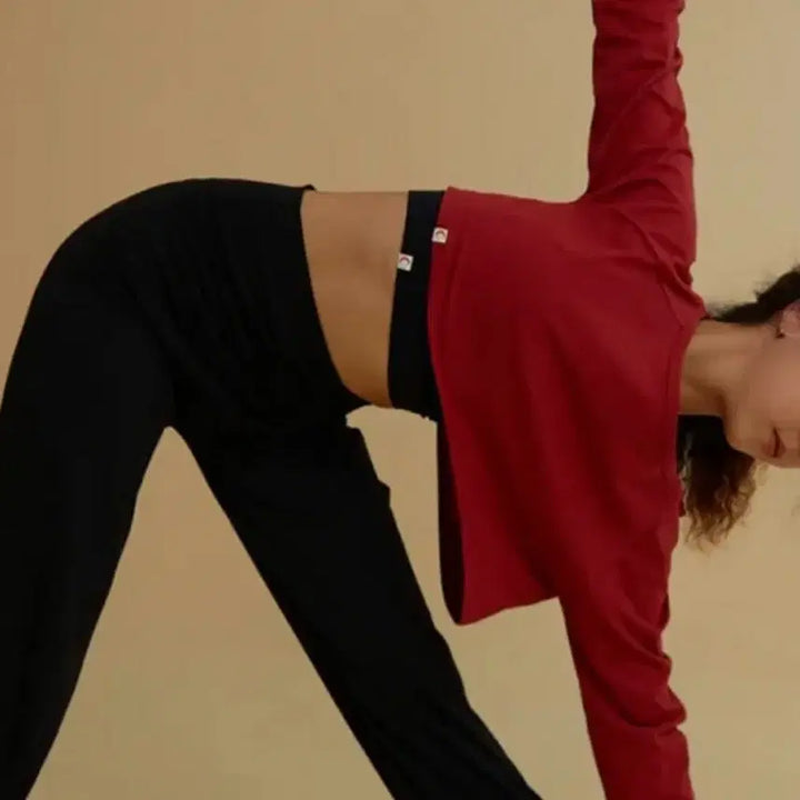 [BUNJANG] Prakriti Vurdva Yoga Cover-up Burgundy Size 4 / 프라크티 우르드바 요가 커버업, 버건디, 사이즈 4