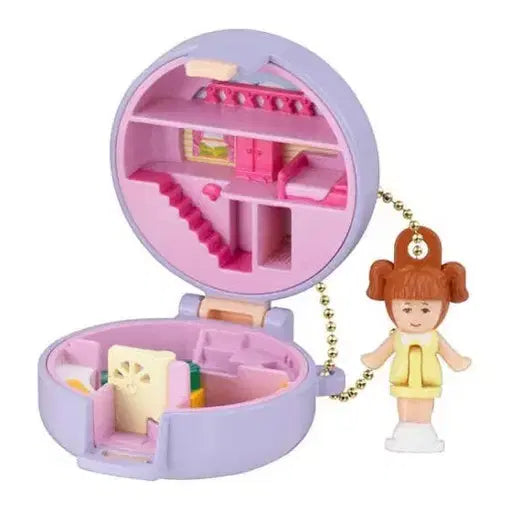 [BUNJANG] Bandai Polly Pocket Gacha 2 Apartment Purple Keychain (Sealed) / 미개봉 새상품) 폴리포켓 가챠 2 보라 판매 아파트 퍼플 키링 반다이