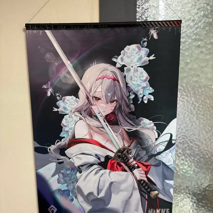 [SOLD OUT] 니케 홍련 흑영 태피스트리 족자봉 B2