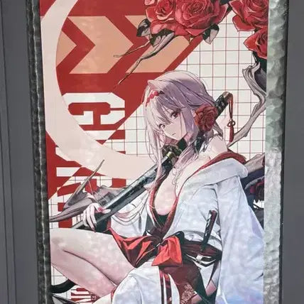 [SOLD OUT] 니케 홍련 흑영 하프 태피스트리 족자봉