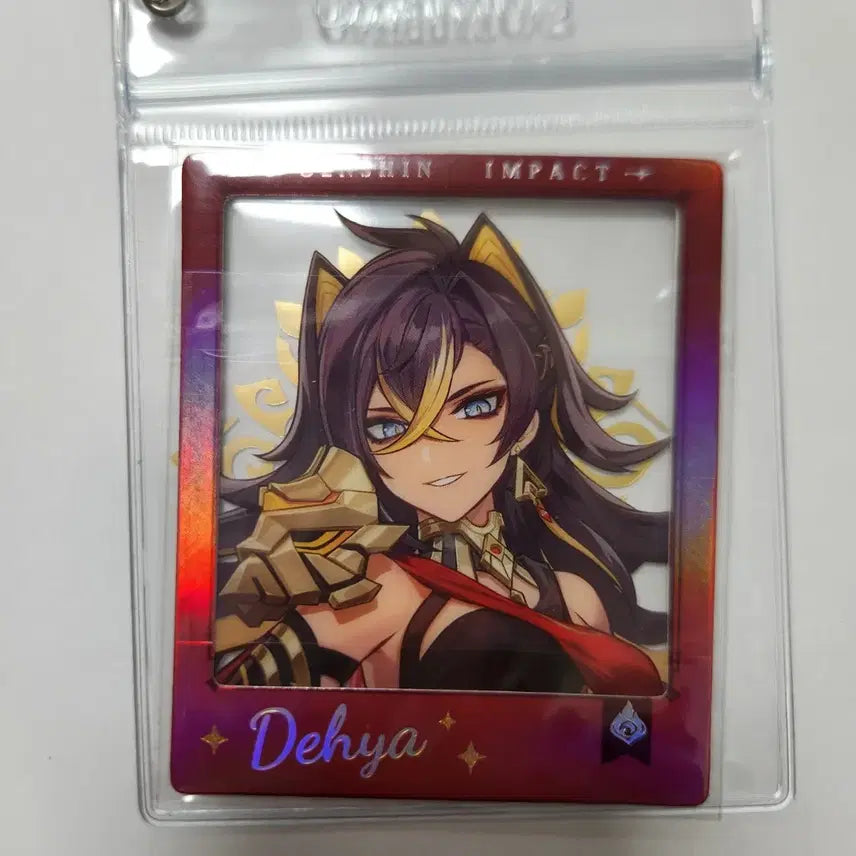 [BUNJANG] Genshin Impact Sumeru Dehya Polaroid / 데히야  - 원신 카페 수메르 폴라로이드 투명 파우치