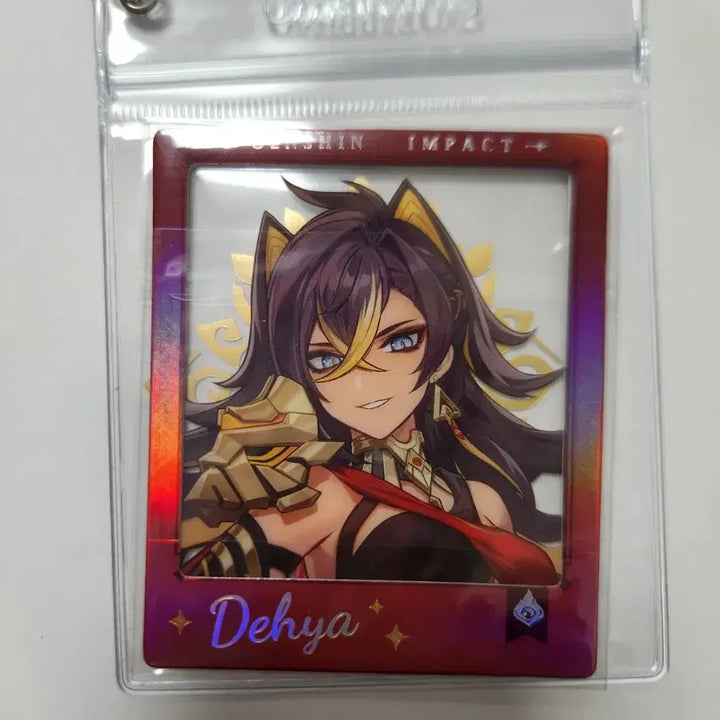 [BUNJANG] Genshin Impact Sumeru Dehya Polaroid / 데히야  - 원신 카페 수메르 폴라로이드 투명 파우치