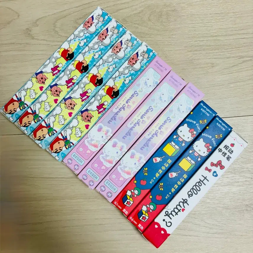 [SOLD OUT] 미개봉 산리오 헬로키티 짱구 캐릭터 랜덤 볼펜