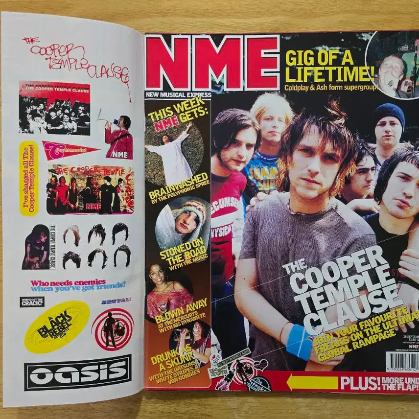 [SOLD OUT] 매거진 The Cooper Temple Clause NME 라지 매거진