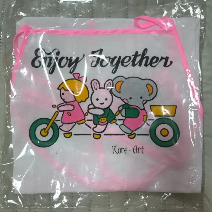 [SOLD OUT] 고전문구 캐릭터 앞치마 미개봉 새상품