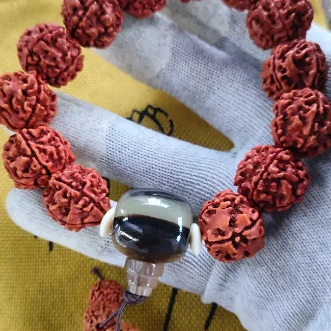 [SOLD OUT] 네팔 금강보리 대자 루드라크샤 팔찌 20mm