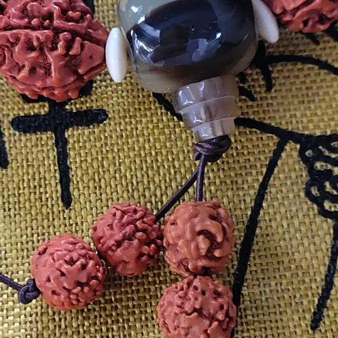[SOLD OUT] 네팔 금강보리 대자 루드라크샤 팔찌 20mm