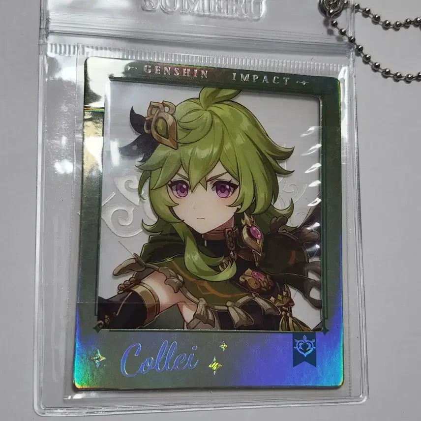 [BUNJANG] Collei Genshin Cafe Sumeru Polaroid / 콜레이 - 원신 카페 수메르 폴라로이드 투명 파우치