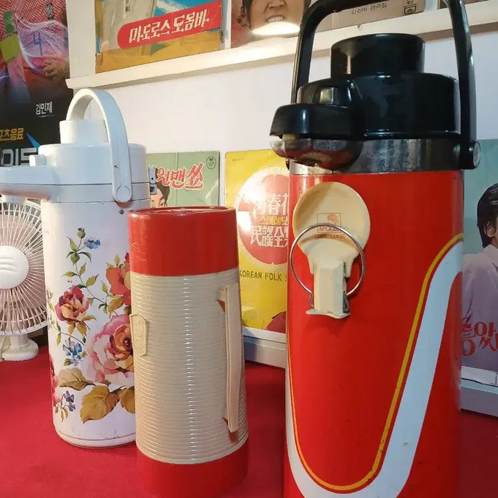 [BUNJANG] Vintage Thermos Flask Set (3 pcs) / 근대 보온병 3점