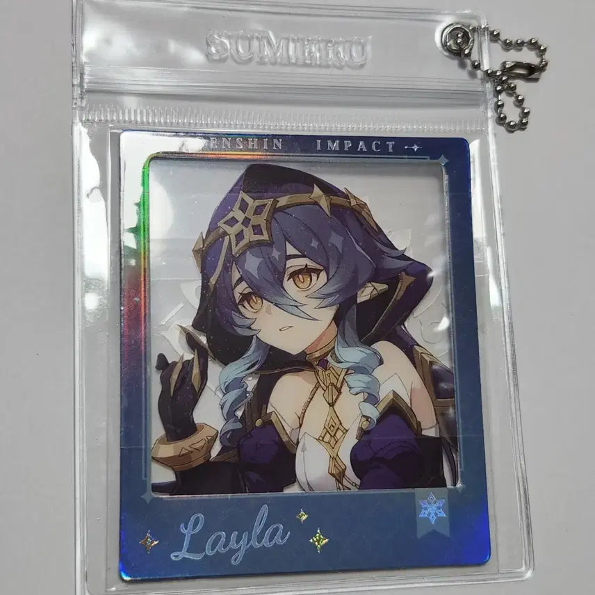 [BUNJANG] Genshin Impact Sumeru Layla Polaroid / 레일라 - 원신 카페 수메르 투명 폴라로이드 파우치